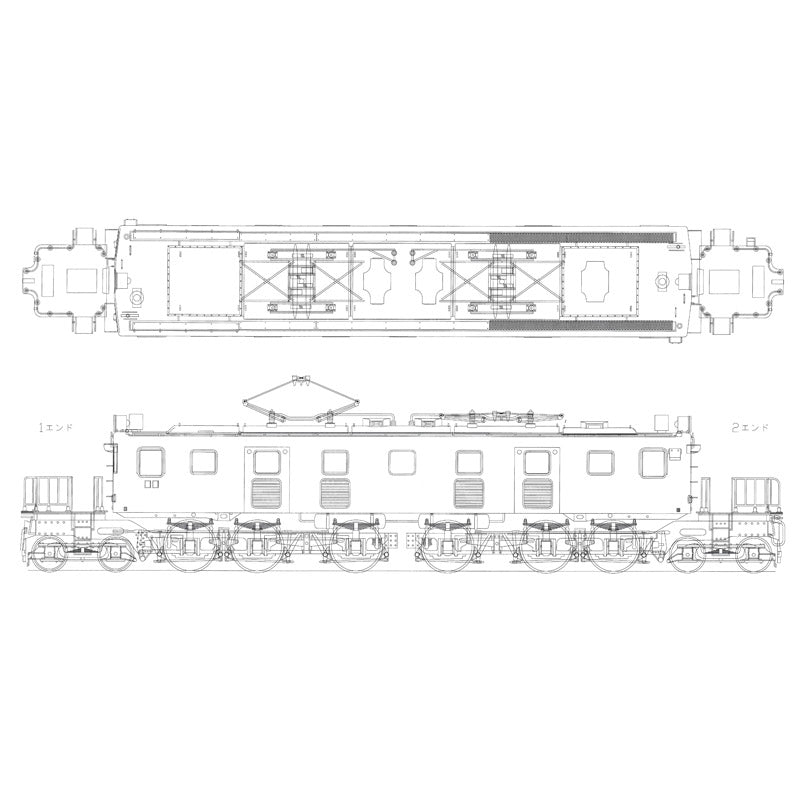 16番 国鉄 EF57 1号機 電気機関車 (東北電暖仕様) ワールド工芸 – 鉄道模型通販 JackBox Online Shop