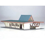 ACM-005 駅舎シリーズ05：1/150“地方駅舎/伊豆高原駅タイプ” ペーパーモデルキット あまぎモデリングイデア (コピー)