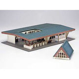 ACM-005 駅舎シリーズ05：1/150“地方駅舎/伊豆高原駅タイプ” ペーパーモデルキット あまぎモデリングイデア (コピー)