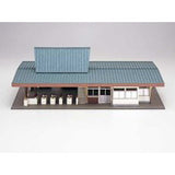 ACM-005 駅舎シリーズ05：1/150“地方駅舎/伊豆高原駅タイプ” ペーパーモデルキット あまぎモデリングイデア (コピー)