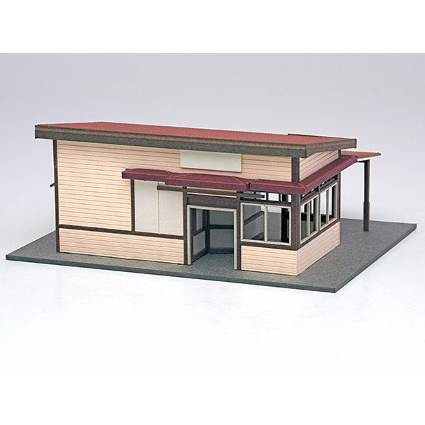 駅舎模型 Nゲージ Let's make a realistic wooden station building! / Model Train